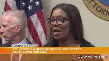 AG James blames Gov.Hochul for rising COVID rates, releases proposed plan to address virus