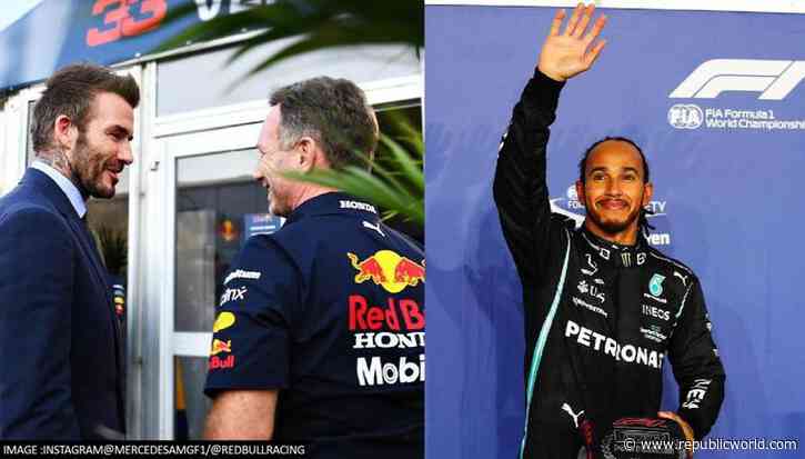Qatar GP: David Beckham visits Red Bull F1 team, Verstappen faces heat from rival Hamilton - Republic World