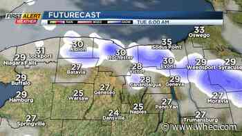 Yellow Alert for seasons first accumulation of lake effect snow