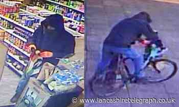Thief threatened female shop worker with knife and escaped with cash
