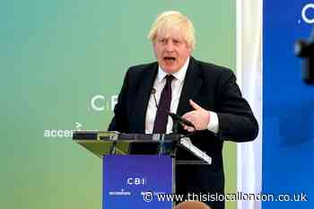 Boris Johnson lost for words in speech to business leaders