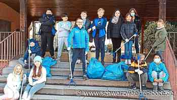 Zur Belohnung gibt’s Pizza: Fünftklässler in Nagold sammeln  Müll