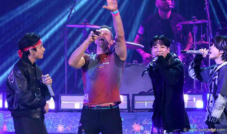 BTS & Coldplay Join Forces at AMAs 2021 for 'My Universe' Performance - Watch Video!