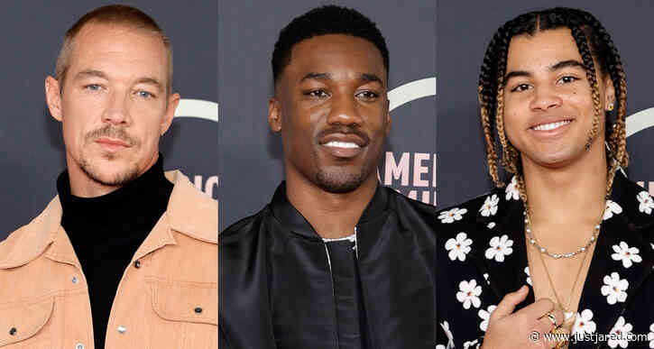 Diplo, Giveon, & More Stars Step Out for American Music Awards 2021