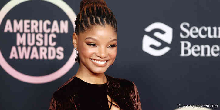 Halle Bailey Rocks Extreme Cutout Dress For American Music Awards 2021