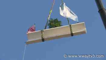Beam raising ceremony held for New Hanover County Government Center - WWAY NewsChannel 3