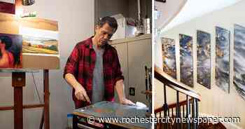 Award-winning painter Brian O’Neill passes the paintbrush