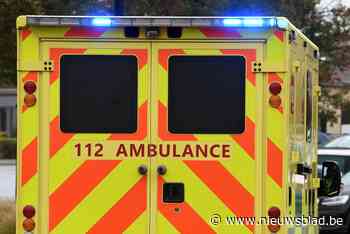 Fietser naar het ziekenhuis