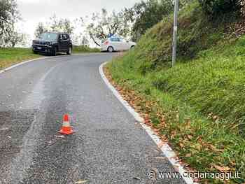 Sora, frana provinciale: strada chiusa tra l'Incoronata e Mezzano - ciociariaoggi.it
