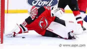 New Jersey Devils goalie Mackenzie Blackwood gets first dose of COVID-19 vaccine - ESPN