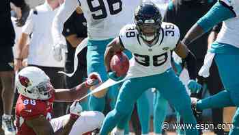 Jaguars WR/KR Agnew to miss rest of season