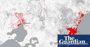 The pandemic in 60 seconds: animated maps show how Covid-19 spread across NSW and Victoria