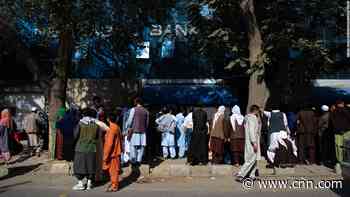 U.N. warns of 'colossal' collapse of Afghan banking system