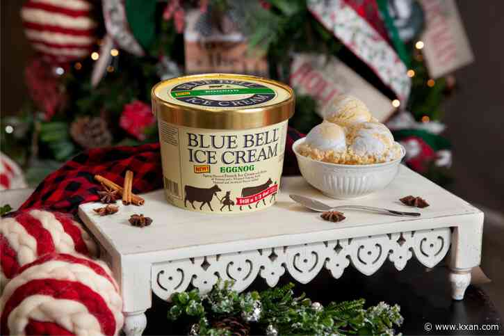 Texas ice cream company Blue Bell releases Eggnog as new holiday flavor