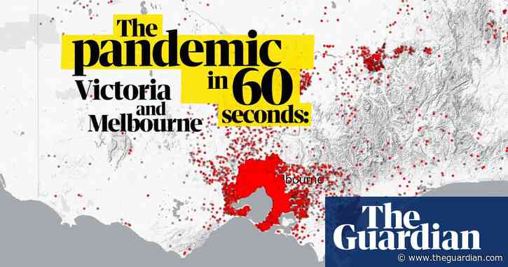 Australia's Covid pandemic in 60 seconds: Victoria and Melbourne map – video