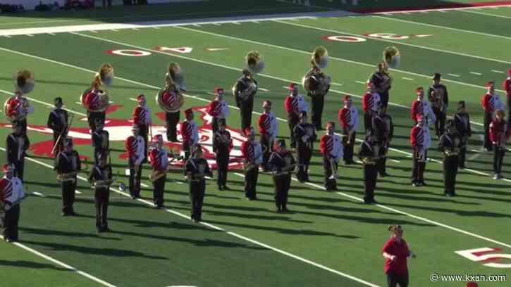 WATCH: Texas high school bands play halftime show in honor of Andrews band after deadly crash