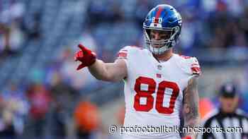 Kyle Rudolph ruled out with ankle injury for Giants