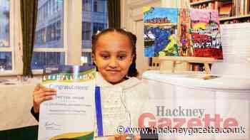 Nine-year-old artist praised for award-winning post-card art - Hackney Gazette