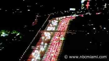 Lanes of NB Turnpike in Broward Shut Down Due to Tractor Trailer Fire