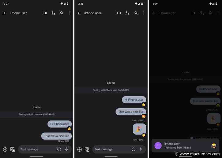 iMessage Reactions Will No Longer Annoy Android Users Thanks to Emoji Change