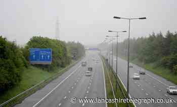 Crews battle to put out fire on the M65