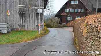 Gehweg ist der Knackpunkt - Holperpiste ade: Ausbau am Lauterbacher Imbrand - Schwarzwälder Bote