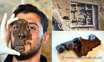 Archaeology: Roman soldier's FACE MASK dating back 1,800 years is uncovered in Turkey