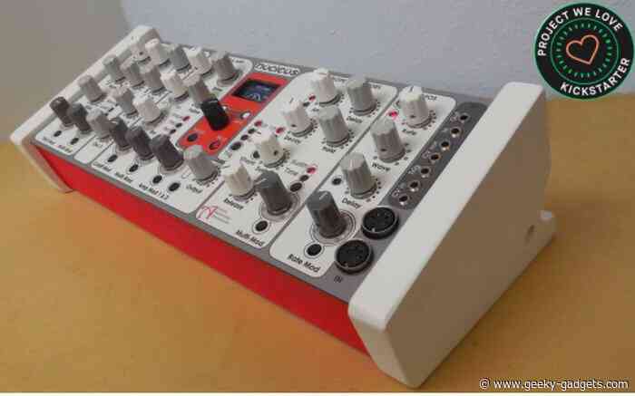 Nucleus analogue hybrid monophonic synthesizer hits Kickstarter