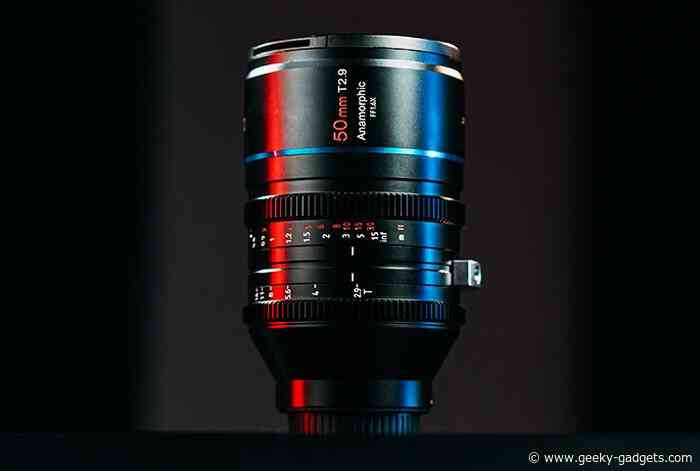 SIRUI 50mm T2.9 1.6x full-frame anamorphic camera lens from $1,249