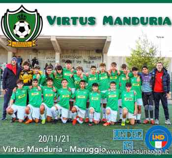 GIOVANISSIMI PROVINCIALI - Straordinaria rimonta della Virtus Manduria: da 1-3 a 4-3 con la capolista Maruggio Social Sport - ManduriaOggi
