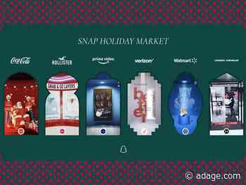Snapchat uses AR technology to create virtual holiday stores for brands