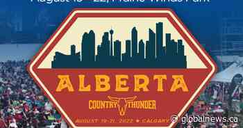 Country Thunder Alberta 2022, supported by Global Calgary & 770 CHQR