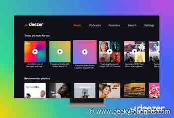 Deezer launches new app for Samsung Smart TVs