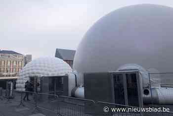 Grote witte dome is thuis voor Planetarium Music Festival