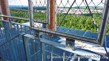 Rutschen am Turm Himmelsglück: Noch vor Weihnachten sollen die Bäume in Schömberg gerodet werden