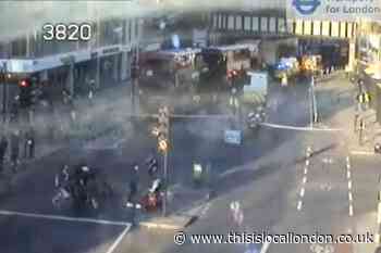Lewisham: Woman hit by lorry suffers life-threatening injuries