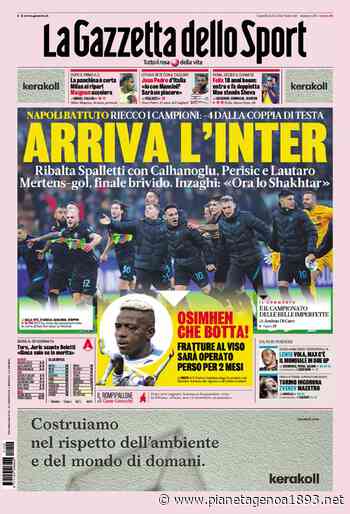 Prime pagine: Genoa, esordio amaro per Sheva - PianetaGenoa1893 - Pianetagenoa1893.net