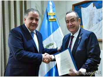 Presidente Giammattei recibe a José Miguel Barreto Sánchez, nuevo coordinador de la ONU en Guatemala - republica.gt