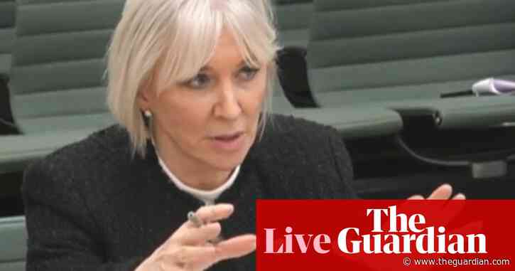 Dorries denies threatening to cut BBC funding because of Nick Robinson’s interview with PM – as it happened