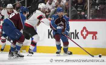 Newhook scores tiebreaker late, Avalanche beat Senators 7-5 - Dawson Creek Mirror