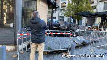 Arras : tristesse et désolation devant le café Chez Paul suite à l'incendie de samedi - La Voix du Nord