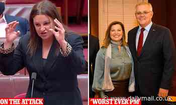 Enraged Jacqui Lambie erupts at Scott Morrison calling him the worst PM in Australian history - Daily Mail