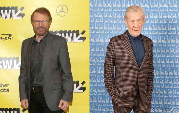 Watch Sir Ian McKellen knit Christmas jumpers with ABBA’s Björn Ulvaeus
