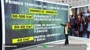 El tiempo para el puente de Todos los Santos: llega el primer temporal de lluvia 'eficiente' - LaSexta
