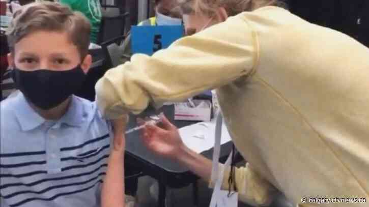 COVID-19 vaccine bookings begin at 8 a.m. Wednesday for 5 to 11 year olds in Alberta