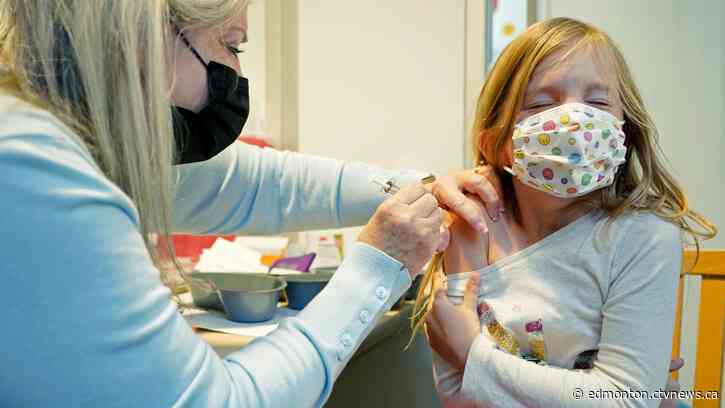 COVID-19 vaccine bookings for Alberta children start Wednesday