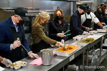Biden, Harris volunteer at DC nonprofit before Thanksgiving