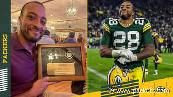'The Mayor' AJ Dillon has fully embraced life in Northeastern Wisconsin - Packers.com