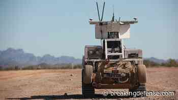 Robotic vehicles, drones coordinate recon at Army’s Project Convergence 21