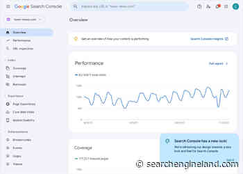 Google Search Console rolls out new design